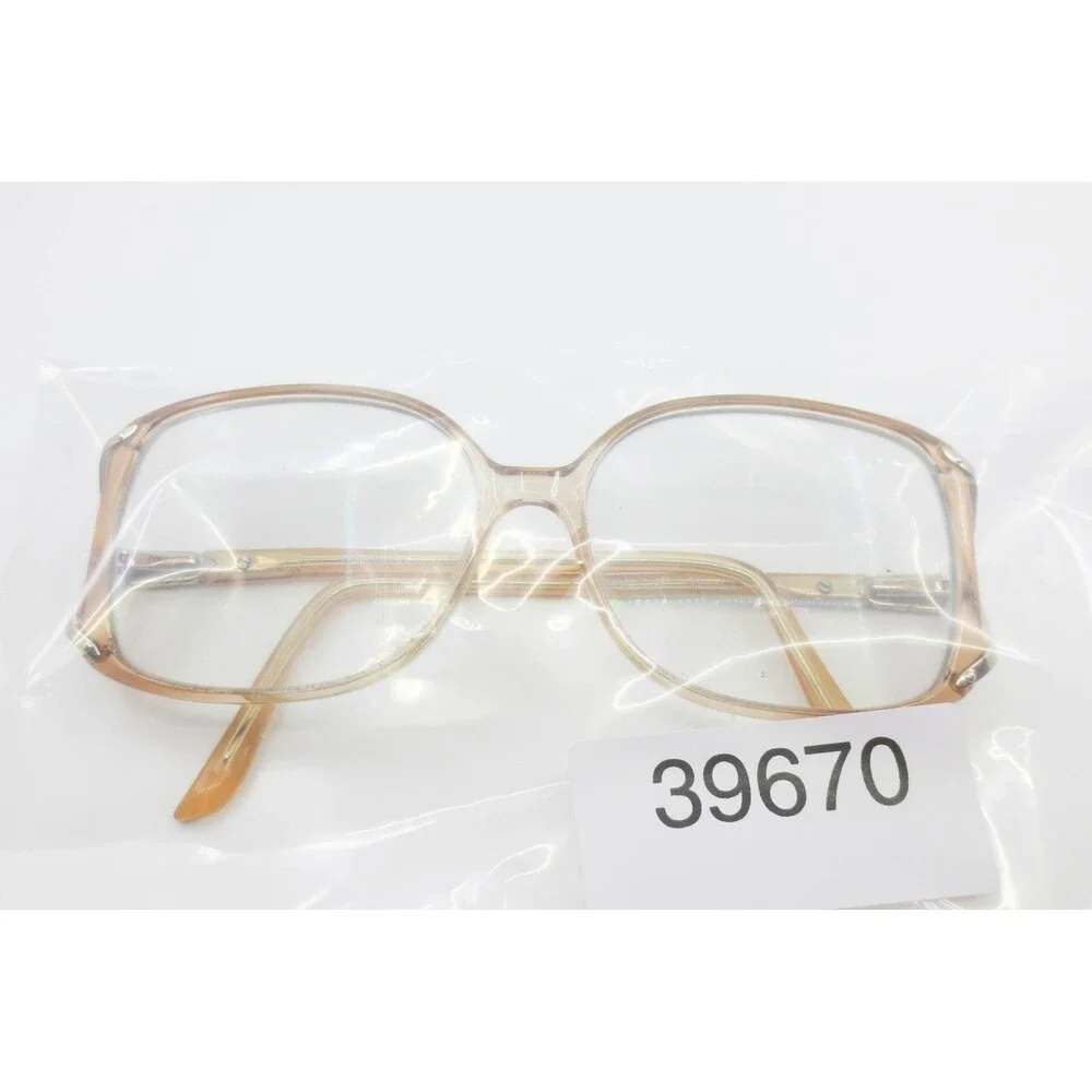 Zyloware Hollywood by Sophia Loren 097 Peach Gold Square Eyeglass Frames 140mm